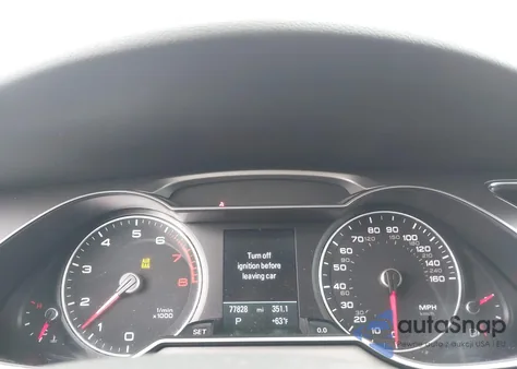 2013 Audi A4 2.0T Premium from USA, damaged, VIN WAUFFAFL9DN014419